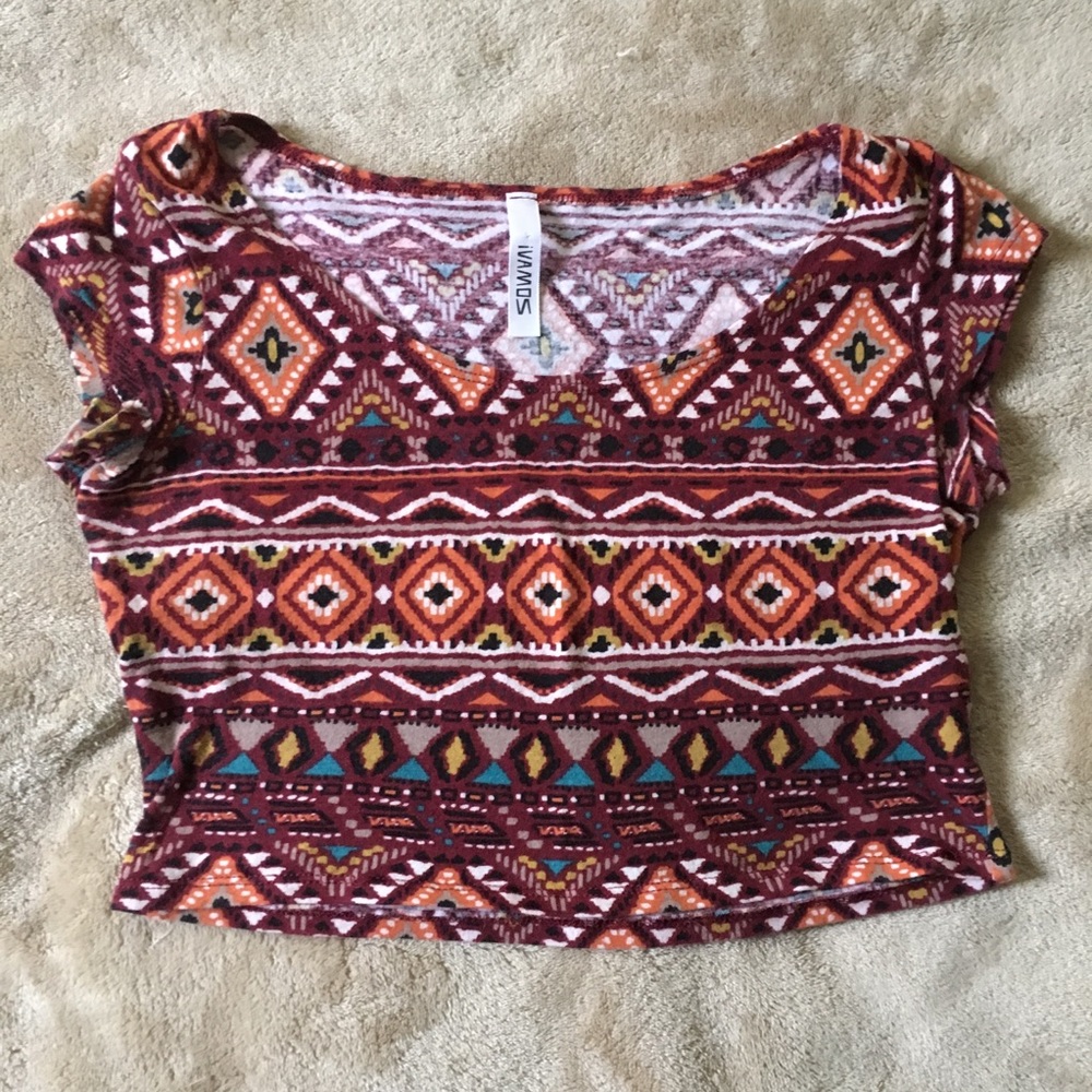 Aztec Crop Top
